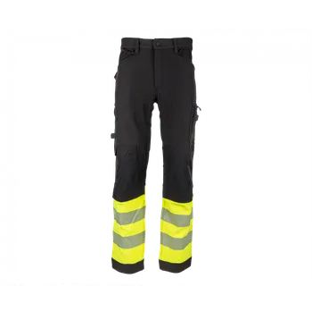 Pánské kalhoty Reflexní pracovní kalhoty Reflectos černo/žluté, 54
