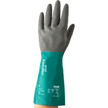 Pracovní oblečení Ansell Rukavice Ano Zelená No Nitril Ano Ano Ano Nitril Ne 11 AlphaTec 58-435