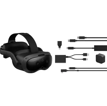 VR brýle HTC Vive Focus Vision Consumer Edition plus Vive Wired Streaming Kit brýle pro virtuální realitu černá 128 GB včetně kontroléru