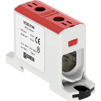 Ouneva Group VC05-0144 blok rozvaděče šroubovací červená 1 ks
