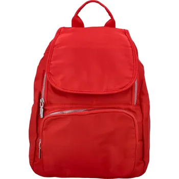 Trendy dámský textilní batoh Lauris, červený