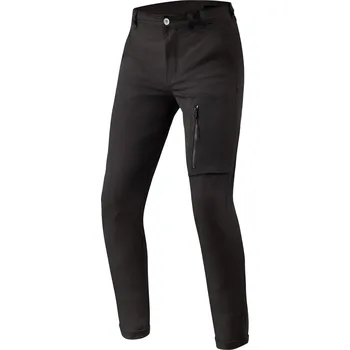 Sport Zkrácené kalhoty na motorku Revit Chino Terry Skinny černé W30/L32