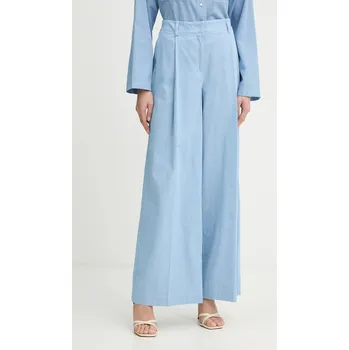 Pánské kalhoty Bavlněné kalhoty Twinset 261TF2080 modrá 05J, vel. 38