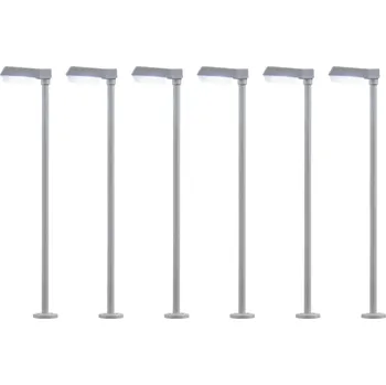 Modelová železnice Viessmann Modelltechnik N pouliční světlo jednoduché hotový model 64976 6 ks