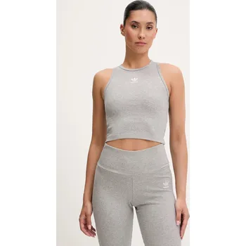 Dámské oblečení Top adidas Originals Essential IY9649 šedá 90X, vel. XL