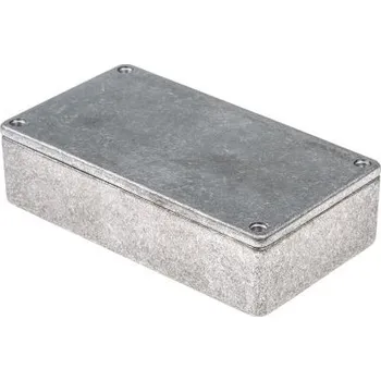 RS PRO Pouzdro IP54 Stíněné barva Stříbrná barva Stříbrná Odlévaný hliník 112 mm 30.5 mm 62 mm Neopren