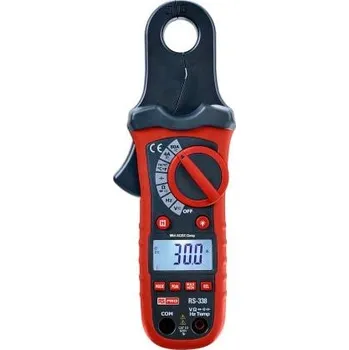 Multimetr Klešťový měřicí přístroj 600 V ac 600 V 80 A 80 A 50 mΩ, úroveň kategorie: CAT III 760 °C, typ displeje: Podsvícení RS