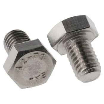 Šroub Stavěcí šroub, Prostý, Nerezová ocel Šestihranná hlavice , M8, délka: 12mm Stavěcí šroub