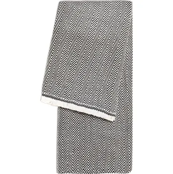 deka Pashmii 100% Kašmírová deka ZIGZAG černá