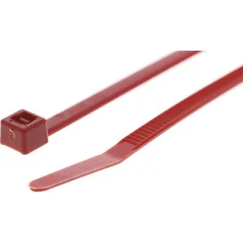 Stahovací páska Kabelová vázací páska Nedá se uvolnit 111-03004 T30R-PA66-RD 150mm 3.5 mm Červená Polyamid 6.6 (PA66) HellermannTyton