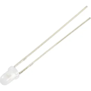 Dioda TRU COMPONENTS LED s vývody bílá kulatý 3 mm 1560 mcd 30 ° 12 mA 5 V