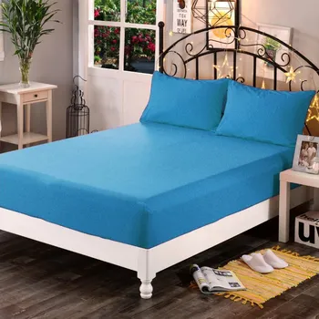 Prostěradlo Aaryans Bavlněné napínající prostěradlo modré Rozměry prostěradla: 90x200 cm