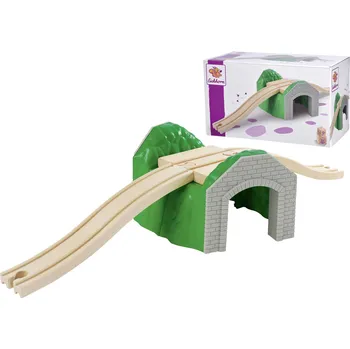 Dřevěná hračka Vláček Eichhorn, tunel, 3 dílů 100006501