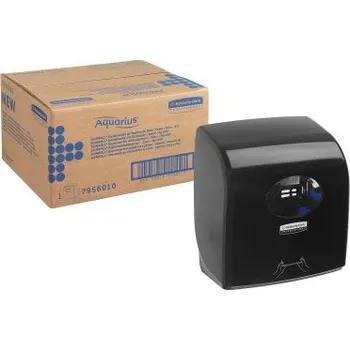 Dávkovač mýdla Dávkovač papírových ručníků ABS, Černá, Nástěnná montáž 297mm x 192mm, šířka: 324mm, sortiment: Aquarius Aquarius,