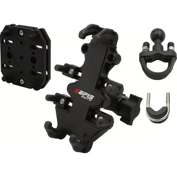 Celokovový Outdoor držák telefonu na motorku SEFIS SPINE T, odolný s antiotřesovým adaptérem a objímkou