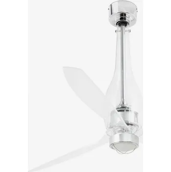 ETERFAN M LED, transparentní, stropní LED ventilátor s DC motorem - FARO
