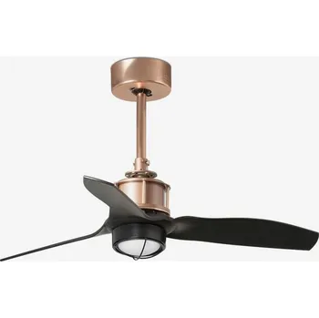 JUST FAN XS LED, měď/černá, stropní ventilátor 81cm - FARO