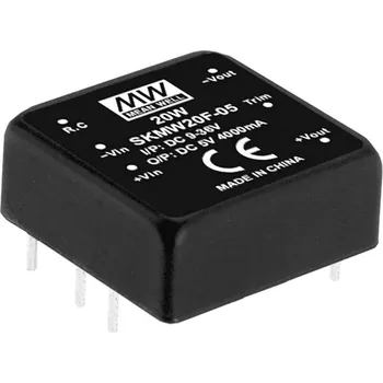 Měnič napětí MEAN WELL SKMW20F-05 DC/DC měnič napětí 4 A 20 W Počet výstupů: 1 x Obsah 1 ks
