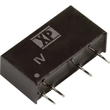 Měnič napětí DC-DC převodník 1W, výstup: ±5V dc 200mA 3kV dc, Vin 10,8 → 13,2 V DC
