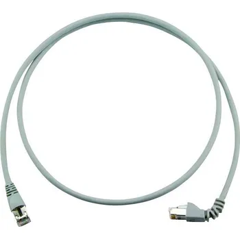 Datový kabel Telegärtner 100008691 RJ45 síťové kabely, propojovací kabely CAT 6A S/FTP 5.00 m šedá samozhášecí, bez halogenů 1 ks