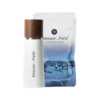 Koření Bílý mlýnek .pepper..field original + hrubozrnná Kampotská sůl (120 g)