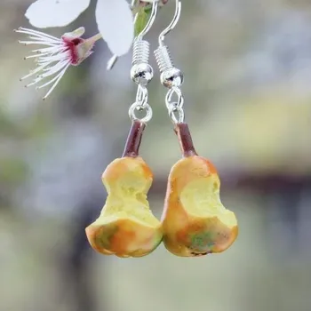 Náušnice CircusMind Náušnice Fimo hrušky nakousnuté S5099