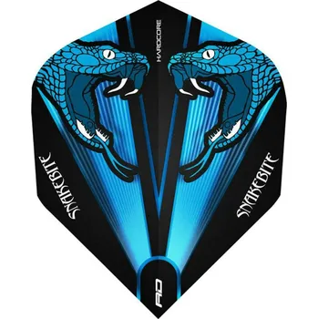 Šipka Letky na šipky Red Dragon Hardcore Peter Wright Snakebite modré