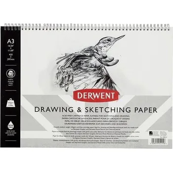DERWENT Drawing & Sketching Paper A3 / 30 listů / 165g/m2