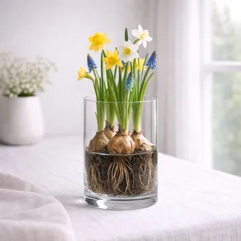 Váza Wikholm Form Skleněná válcová váza/svícen Jasmin M