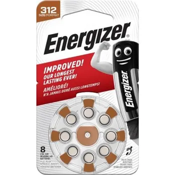 Článková baterie Baterie 312 / PR41 ENERGIZER 8ks / blistr