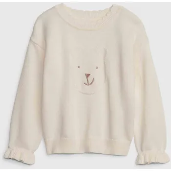 Dětský spotřebič Dívčí baby svetr s volánky GAP 5YRS