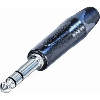 Elektrický konektor Neutrik NP3X-BAG-CON jack konektor 6.35 mm zástrčka, rovná Pólů: 3 stereo černá 1 ks