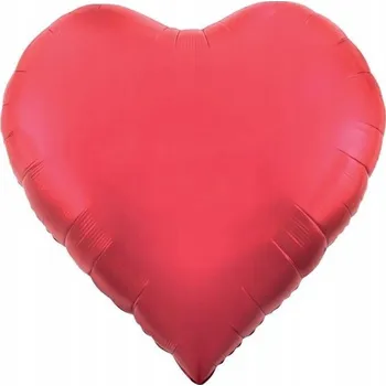 Godan Balónek fóliový Srdce červené matné 165 cm