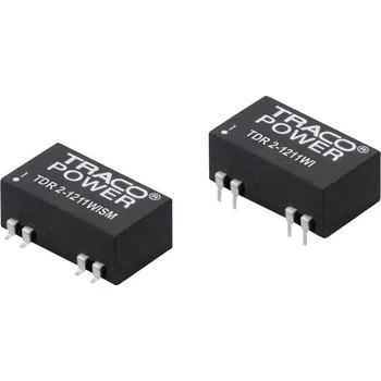Měnič napětí TracoPower TDR 2-1212WISM DC/DC měnič napětí, SMD 12 V/DC 12 V/DC 167 mA 2 W Počet výstupů: 1 x Obsah 1 ks