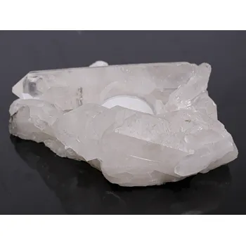 Svícen Magieprirody.cz Křišťál svícen 0.840 kg - svícen na svíčku přírodní #K1715