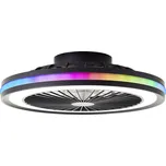 Brilliant G99280/06 Palmero LED stropní světlo s ventilátorem LED modul 40 W černá