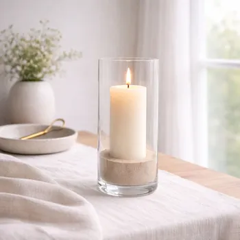 Váza Wikholm Form Skleněná válcová váza/svícen Jasmin S