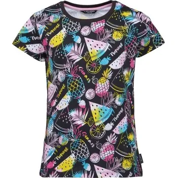 Dívčí tričko Dívčí triko Lewro MACIELLE 128/134 Černá, Mix