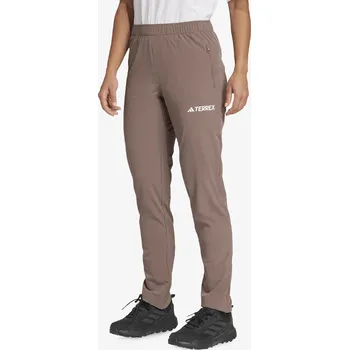Dámské kalhoty Turistické kalhoty dámské adidas TERREX Multi Essentials Pants - earth strata