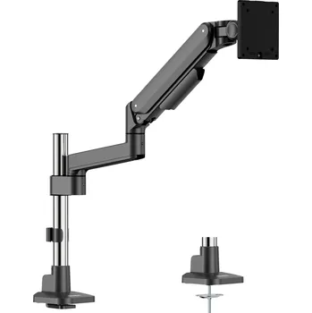 SpeaKa Professional držák na stůl pro monitor SP-MM-1050 1 Displej: (s) 38,1 cm (15) - 101,6 cm (40) černá/stříbrná naklápěcí, nakláněcí