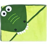 SENSILLO Dětská osuška 100x100cm, froté bavlna, Krokodýl, zelená