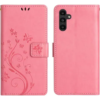 Pouzdro na mobilní telefon Flowers knížkové pouzdro na Samsung Galaxy S26/S26 Pro - růžové