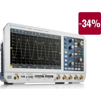Osciloskop Osciloskop, řada: RTB2000 RTB2K-COM4 stolní 300MHz, typ displeje: TFT, barevný, USB 4 analogové kanály Rohde a Schwarz