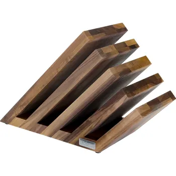 Kuchyňský nůž Artelegno, Blok na nože Venezia 5 z ořechového dřeva magnetický - Formadore