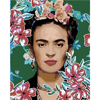Diamantové malování Diamondi - FRIDA KAHLO I., 40x50 cm, vypnuté plátno na rám