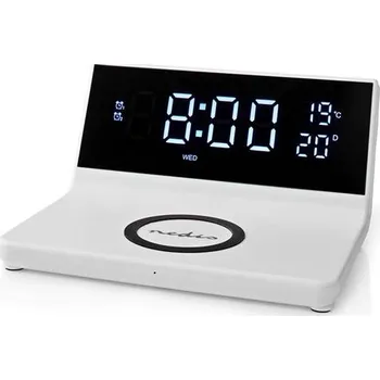 Budík Hodiny s budíkem NEDIS WCACQ20WT