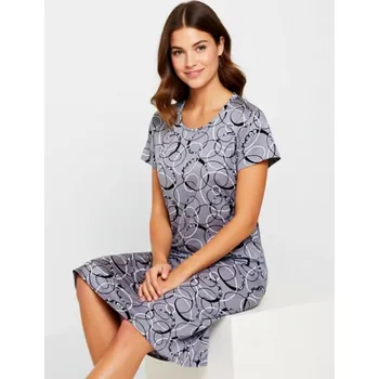 Dámská noční košile Dámská Noční Košile FOLTÝN DKHL 335 Velikost: XL, Materiál: Krátký rukáv