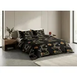 Povlečení z mikrovlákna STARLIT DEER černé Rozměr povlečení: 70 x 80 cm | 140 x 200 cm 238927090