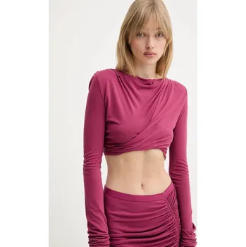 Pánské tričko Tričko s dlouhým rukávem Rick Owens Lilies LI01E4204RV růžová 34X, vel. 34