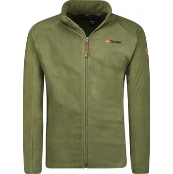 Pánské oblečení GEOGRAPHICAL NORWAY fleecová mikina pánská TUG MEN 239 tenká L khaki